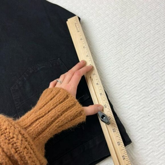 Mountain Ridge Black Straight Leg Sturdy 100% Cotton Dad Jeans Pants - Size 34 - Picture 10 of 13